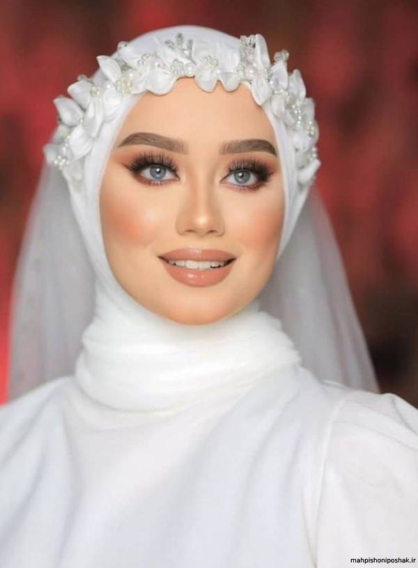 مدل کلاه حجاب عروس مدل کلاه حجاب عروس