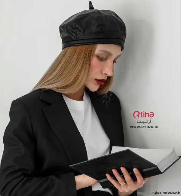 مدل کلاه چرم دخترانه