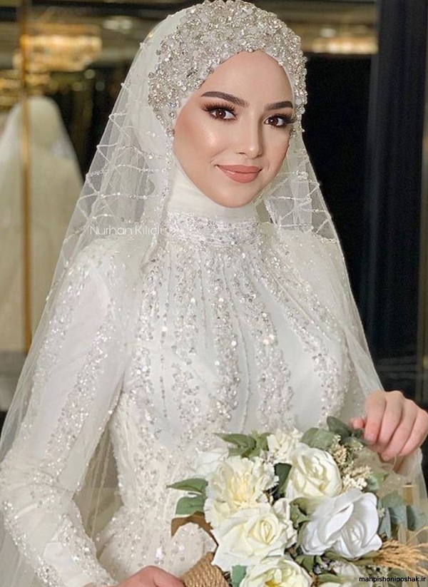 مدل کلاه حجاب عروس مدل کلاه حجاب عروس