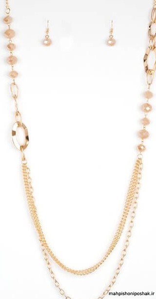 مدل گردنبند رو لباسی طلا