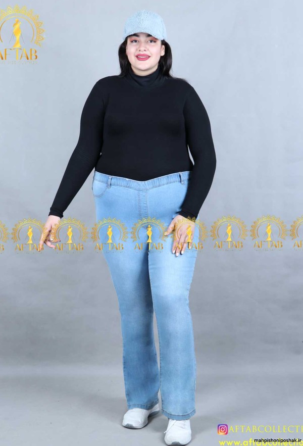 مدل شلوار جین دمپا زنانه مدل شلوار جین دمپا زنانه