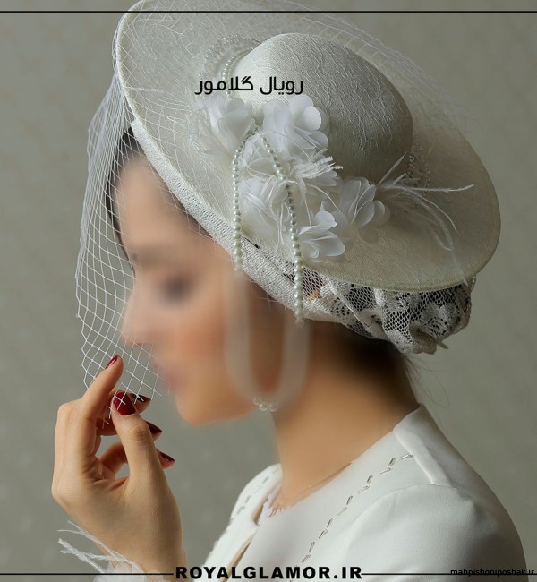 مدل کلاه حجاب عروس مدل کلاه حجاب عروس