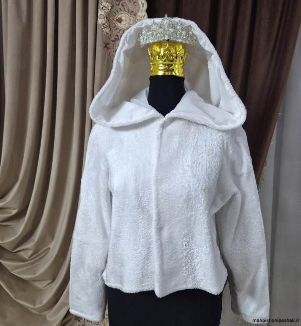 مدل کت عروس کلاه دار مدل کت عروس کلاه دار