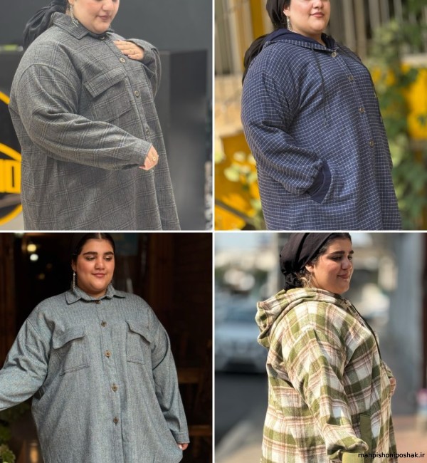 مدل لباس برای افراد چاق با الگو