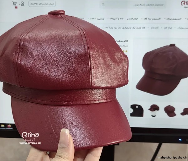 مدل کلاه چرم دخترانه