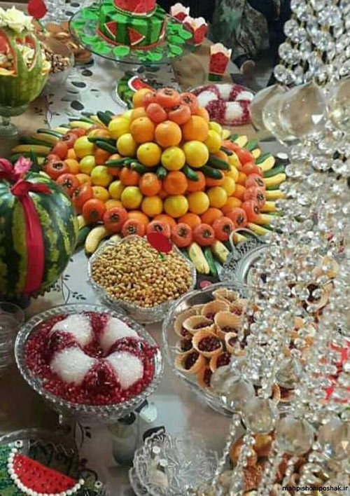 مدل لباس شب چله عروس