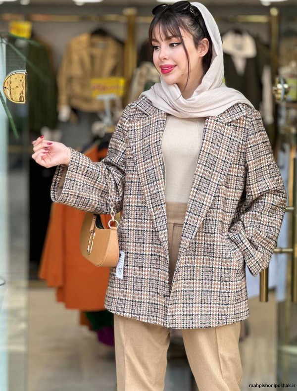 مدل بارانی چهارخانه دخترانه مدل بارانی چهارخانه دخترانه