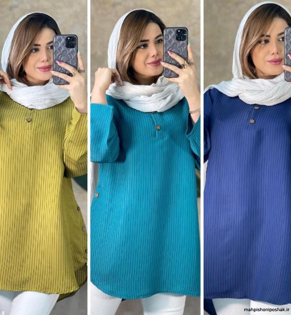 مدل لباس تونیک مانتویی مدل لباس تونیک مانتویی