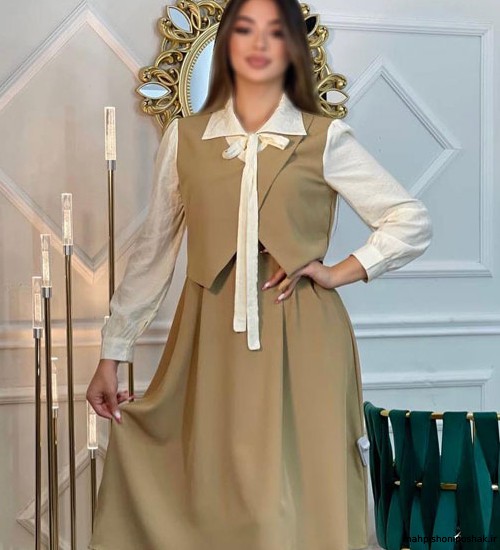 مدل پیراهن و جلیقه زنانه مدل پیراهن و جلیقه زنانه
