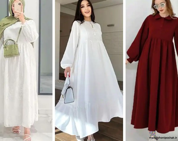 مدل پیراهن زنانه بلند ساده مدل پیراهن زنانه بلند ساده