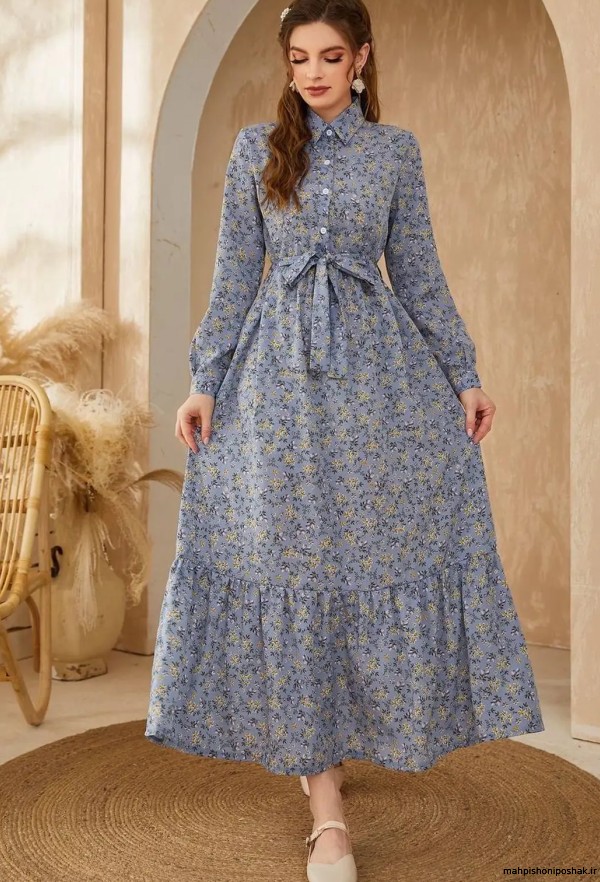 مدل پیراهن بلند زنانه نخی مدل پیراهن بلند زنانه نخی