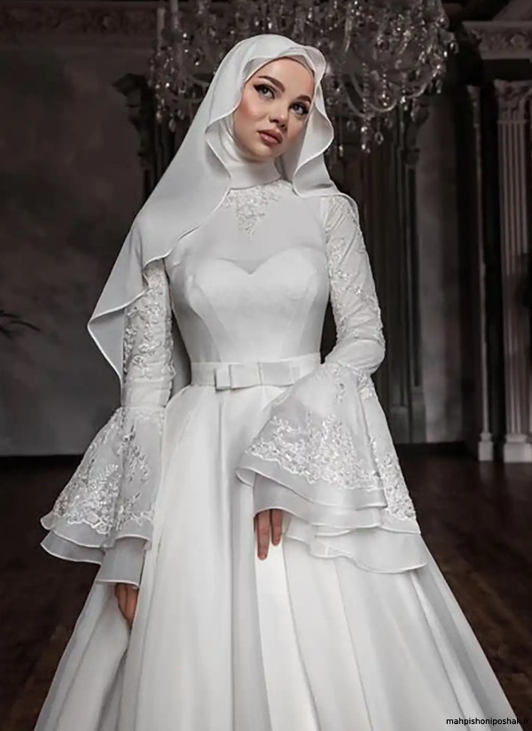 مدل لباس عقد با حجاب