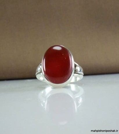 مدل انگشتر عقیق یمنی زنانه