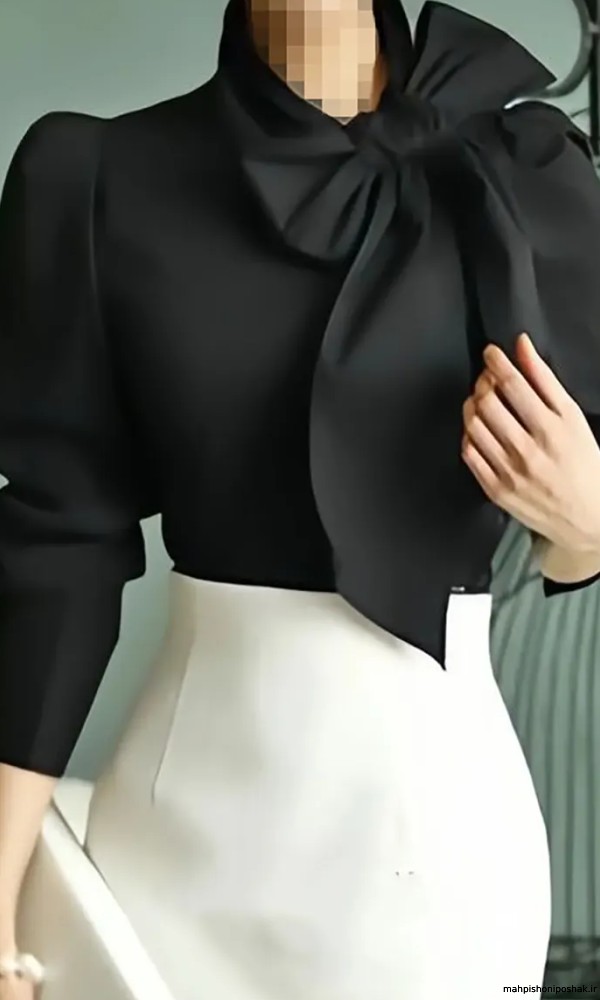 مدل شومیز دخترانه یقه کراواتی مدل شومیز دخترانه یقه کراواتی