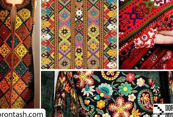 مدل لباس های سوزن دوزی فرح مدل لباس های سوزن دوزی فرح