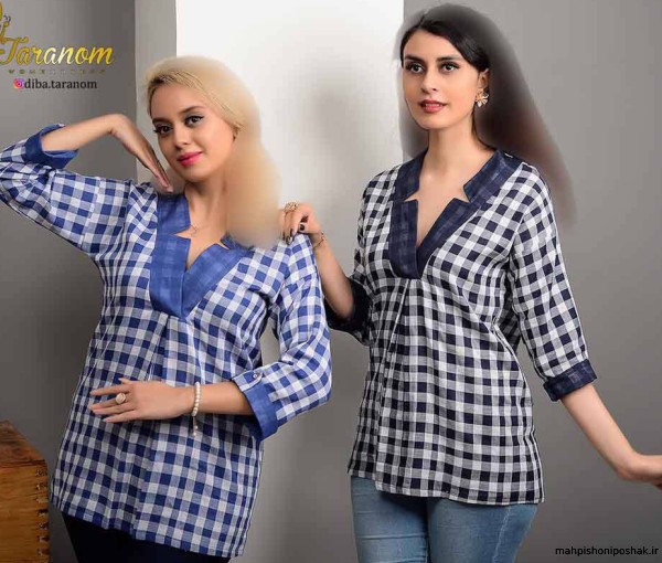 مدل تونیک دخترانه با پارچه نخی مدل تونیک دخترانه با پارچه نخی