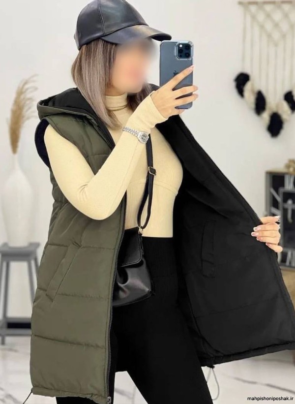 مدل پافر دخترانه دورو