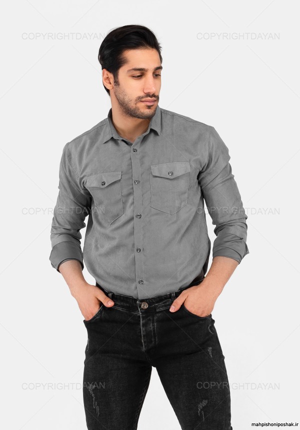 مدل لباس مردانه خاکستری