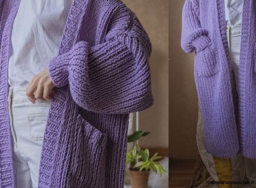 مدل ژاکت دخترانه با دو میل از یقه مدل ژاکت دخترانه با دو میل از یقه