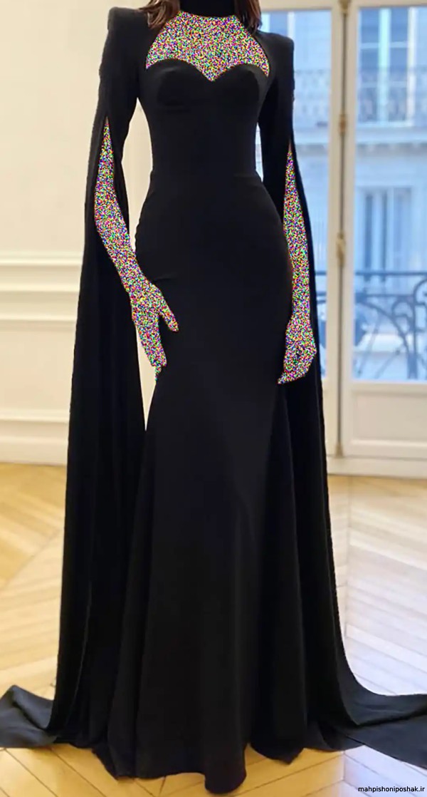 مدل لباس شیک یقه بسته