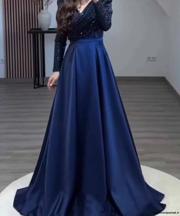 مدل لباس مجلسی ساتن و گیپور مدل لباس مجلسی ساتن و گیپور