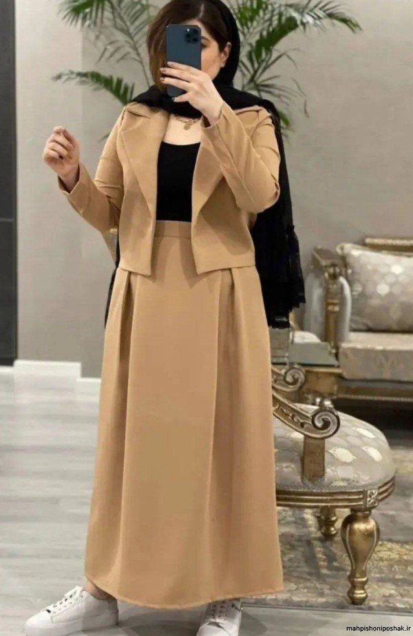مدل کت و دامن بلند دخترانه