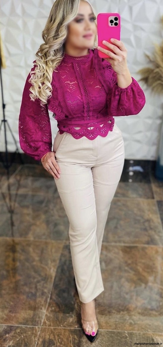 مدل بلوز شلوار حریر زنانه مدل بلوز شلوار حریر زنانه