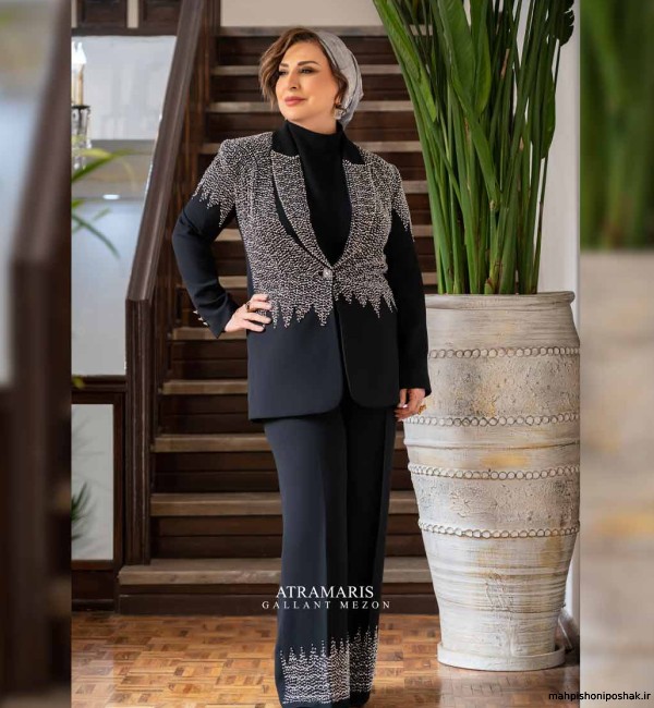 مدل لباس کت شلوار زنانه مجلسی مدل لباس کت شلوار زنانه مجلسی
