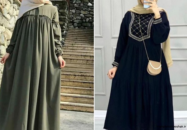 مدل لباس جلو بسته گشاد مدل لباس جلو بسته گشاد