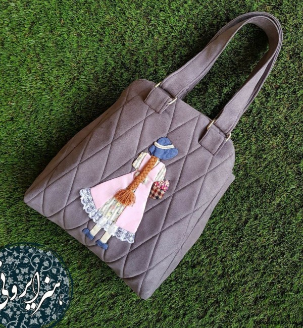 مدل کیف دستی تکه دوزی مدل کیف دستی تکه دوزی