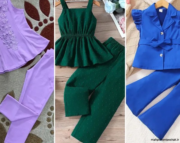 مدل تاپ شلوارک بچه گانه مجلسی