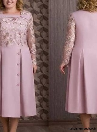 مدل لباس مجلسی بلند زنانه چاق