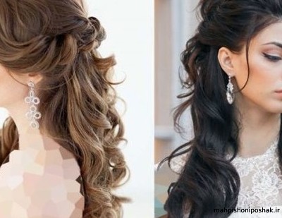 مدل مو برای لباس یقه باز مجلسی مدل مو برای لباس یقه باز مجلسی