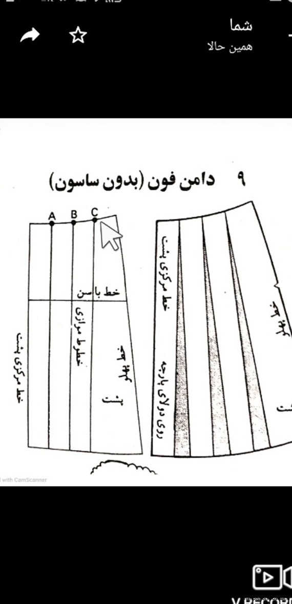 مدل دامن کلوش دخترانه