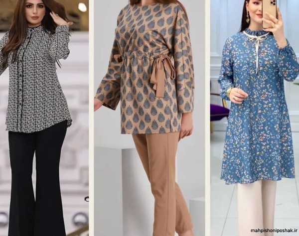مدل لباس شومیز بلند مدل لباس شومیز بلند