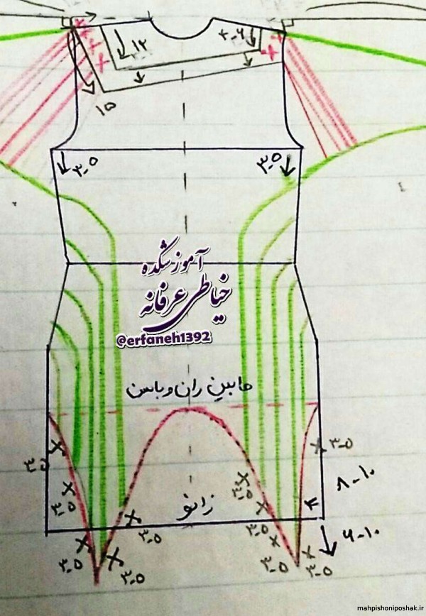 مدل یقه پیراهن ریون