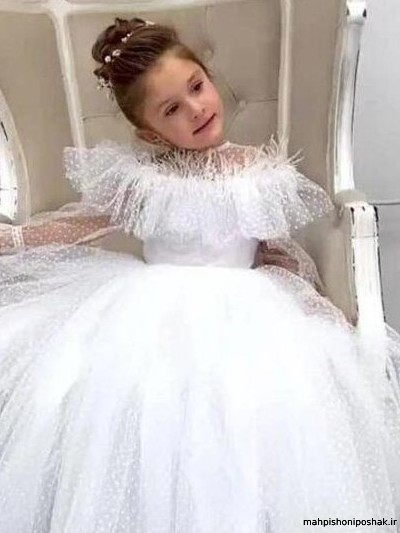 مدل لباس عروس بچه گانه ترک