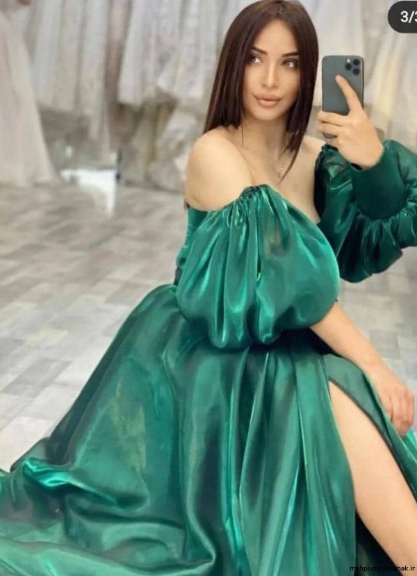 مدل لباس ساتن شیشه ای مدل لباس ساتن شیشه ای
