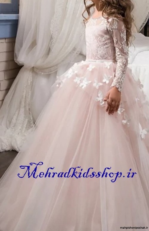 مدل لباس عروس بچه گانه ترک