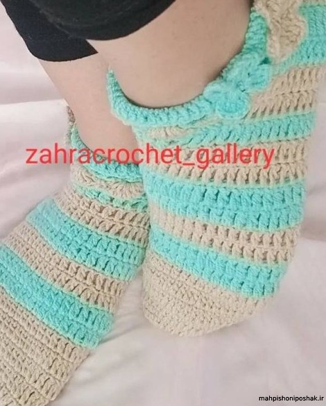 مدل پاپوش جدید بافتنی مدل پاپوش جدید بافتنی
