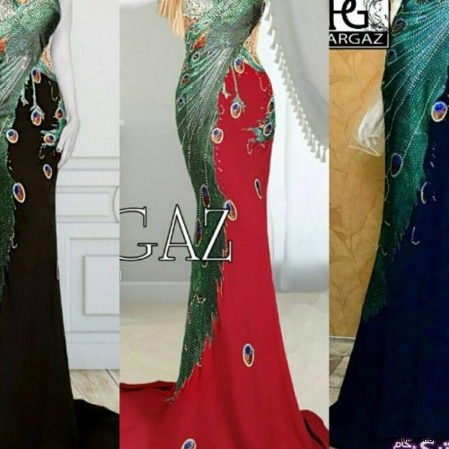 مدل لباس طاووسی بچه گانه