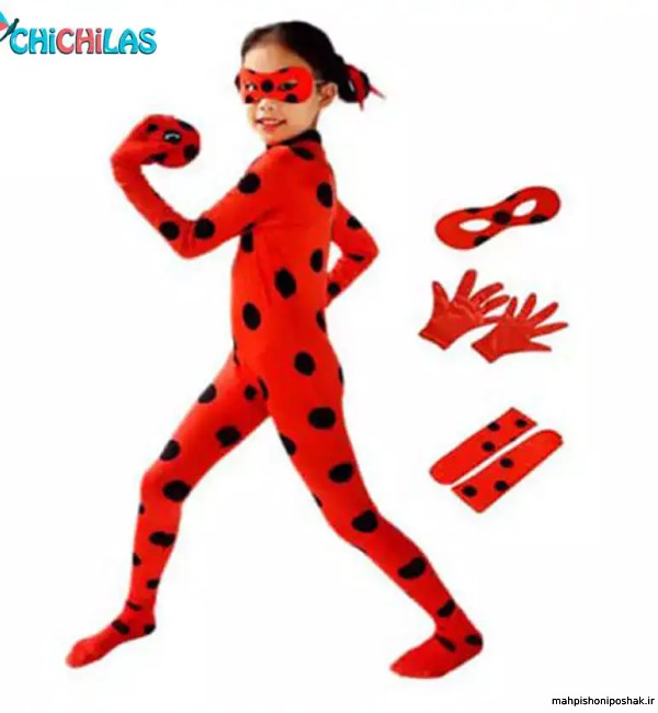 مدل لباس دختر کفشدوزکی برای تولد