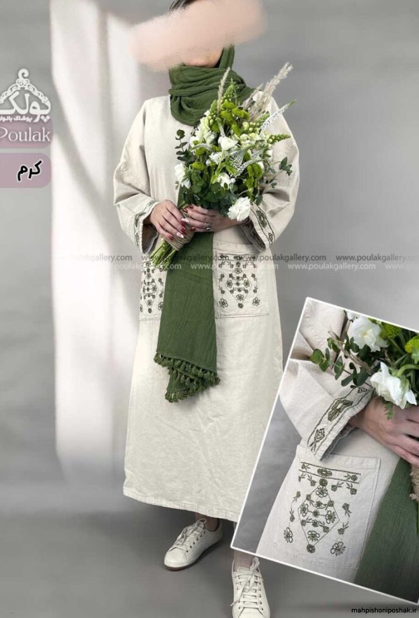 مدل پیراهن راسته نخی