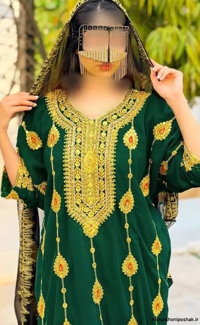 مدل لباس بندری با پارچه ی نخی مدل لباس بندری با پارچه ی نخی