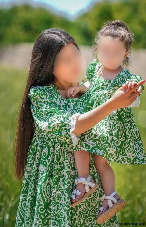 مدل پیراهن نخی ست مادر دختری مدل پیراهن نخی ست مادر دختری