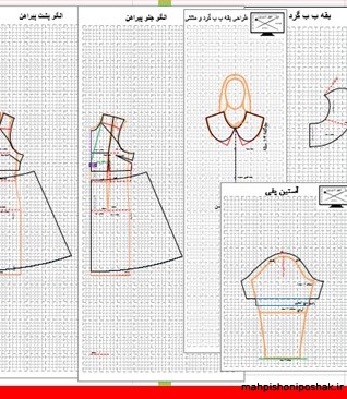 مدل یقه برای لباس دکلته