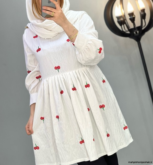 مدل لباس ابروبادی پوم دار