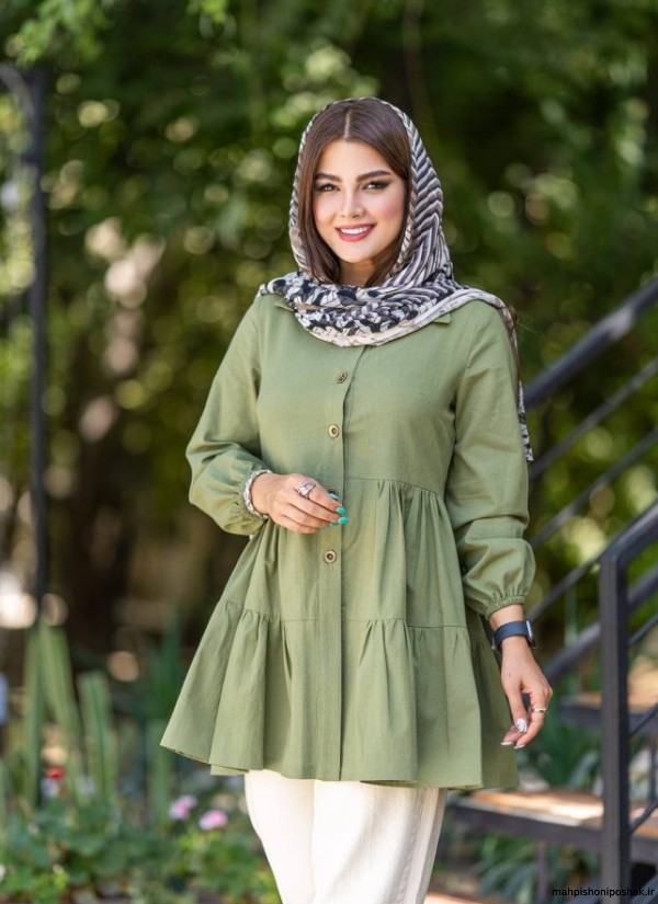 مدل مانتو دخترانه تابستانی شیک مدل مانتو دخترانه تابستانی شیک