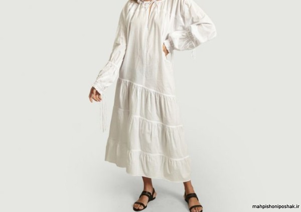 مدل مانتو کمربندی بلند