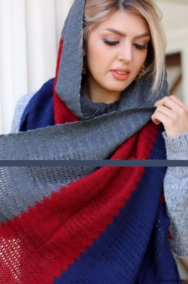 مدل بافت شال زنانه